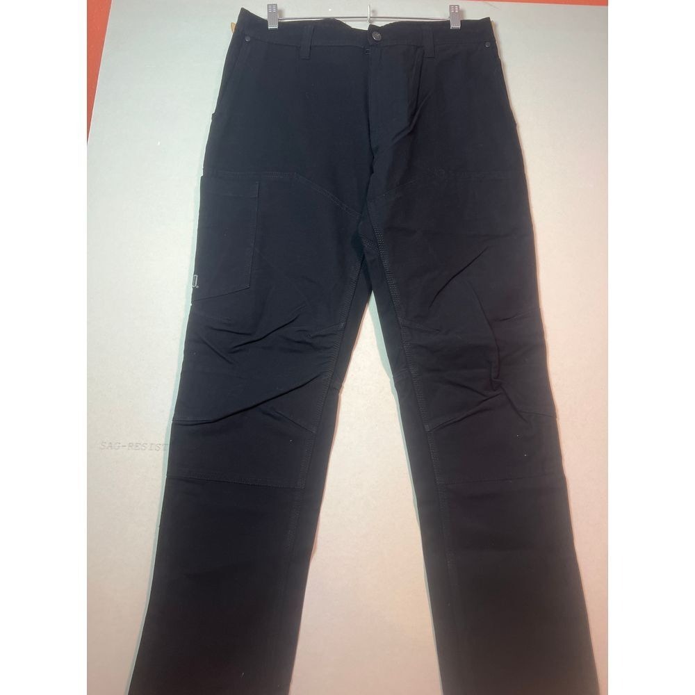Harley-Davidson Men's Straight Leg Fit Modern Canvas Pants, Black - 32x32